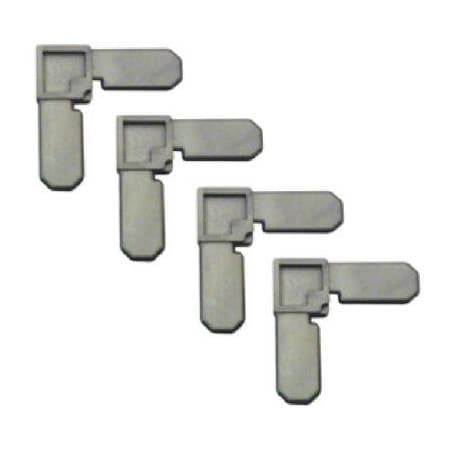 Prime-Line 4PK 34x516 GRY Corner PL 7727